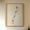 Red Wine Dive Print, is a poster featuring a diver doing a flip into a glass of red wine.