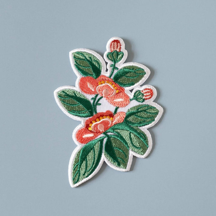 Blossoming Elegance Embroidered Patch