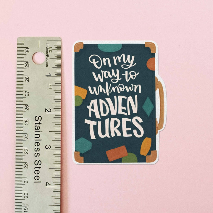 Unknown Adventures Vinyl Sticker