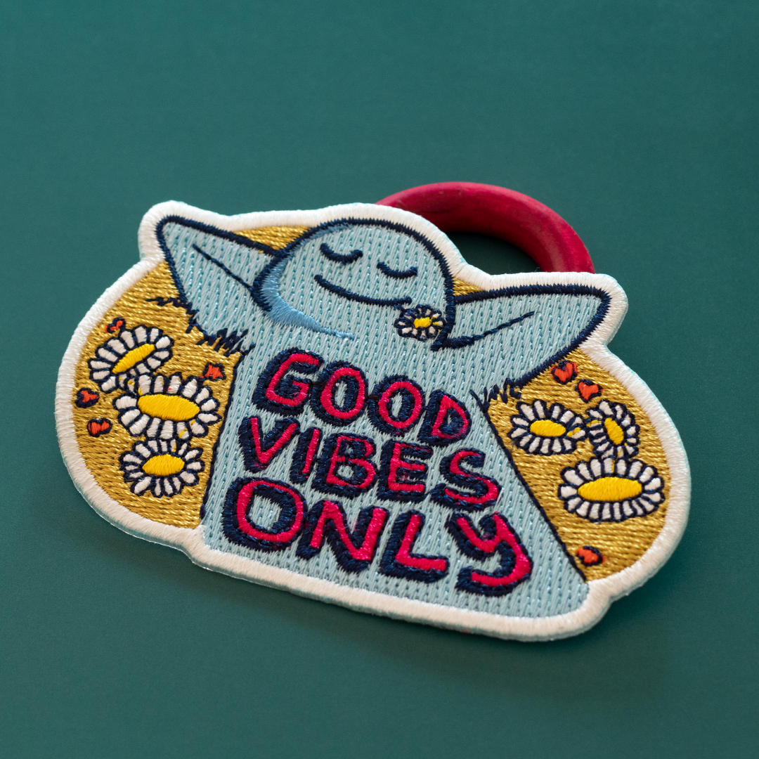 Good Vibes Only Embroidered Patch