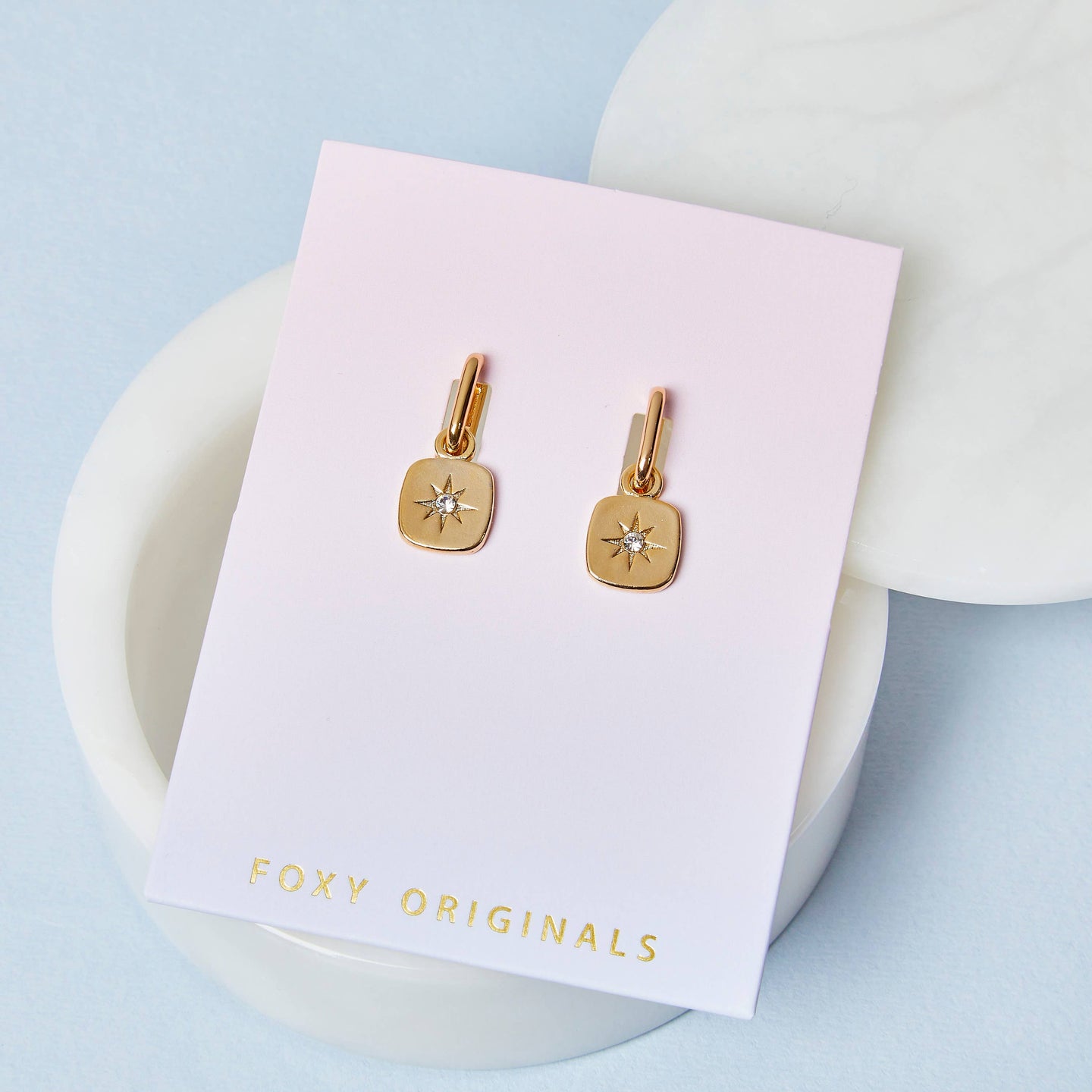 Gold Nova Earrings