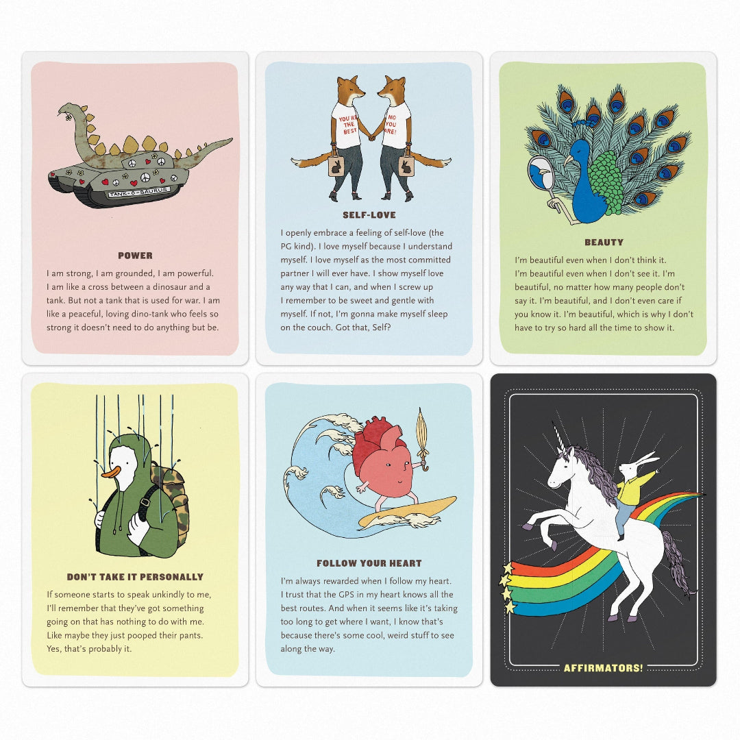 Affirmators! 50 Affirmation Cards Deck
