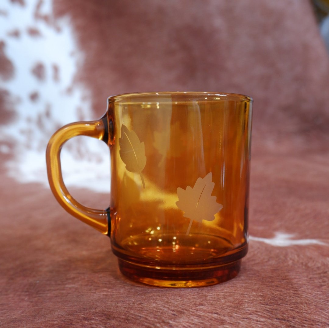 Leaf Glass Mug