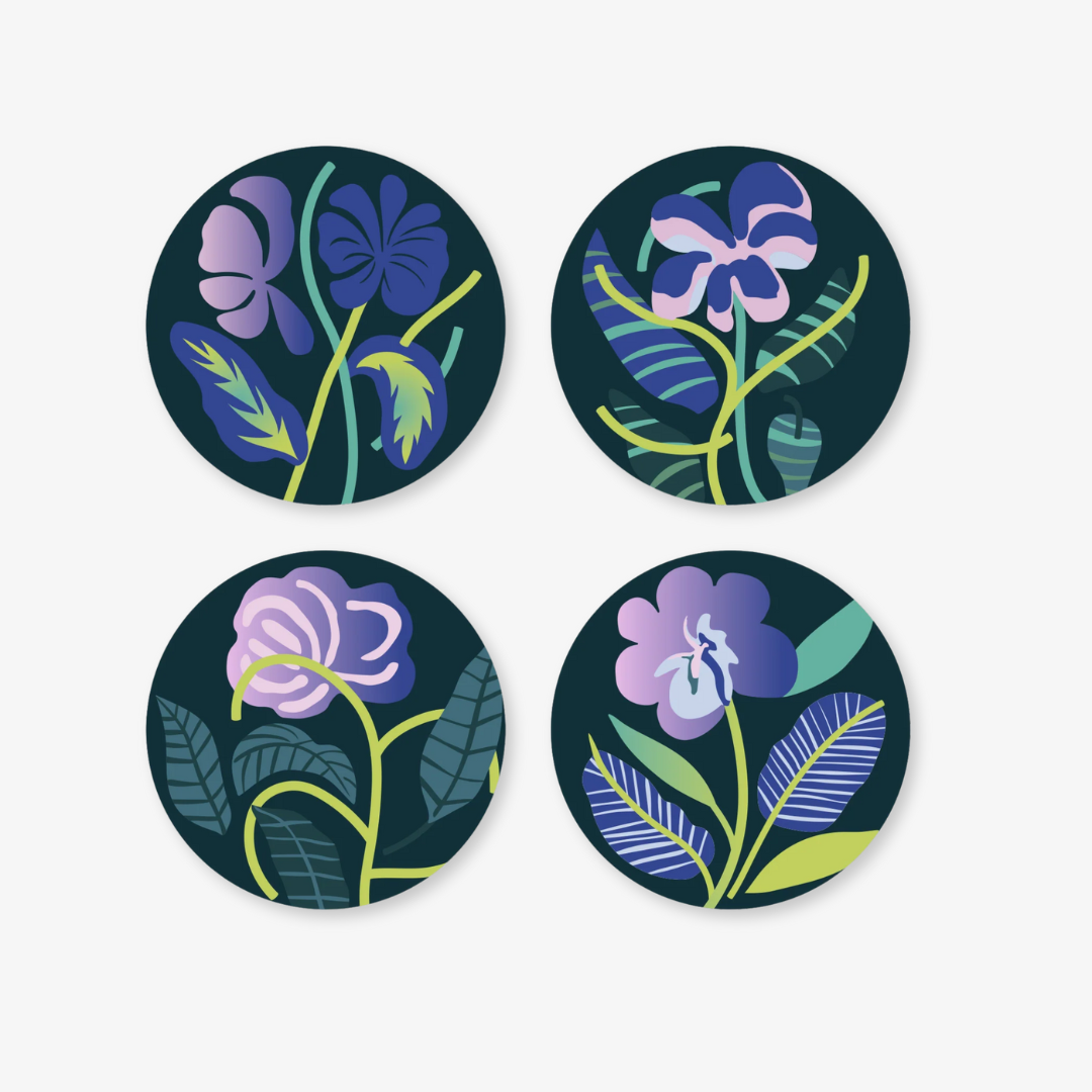 Archipelago Ceramic Coasters Set