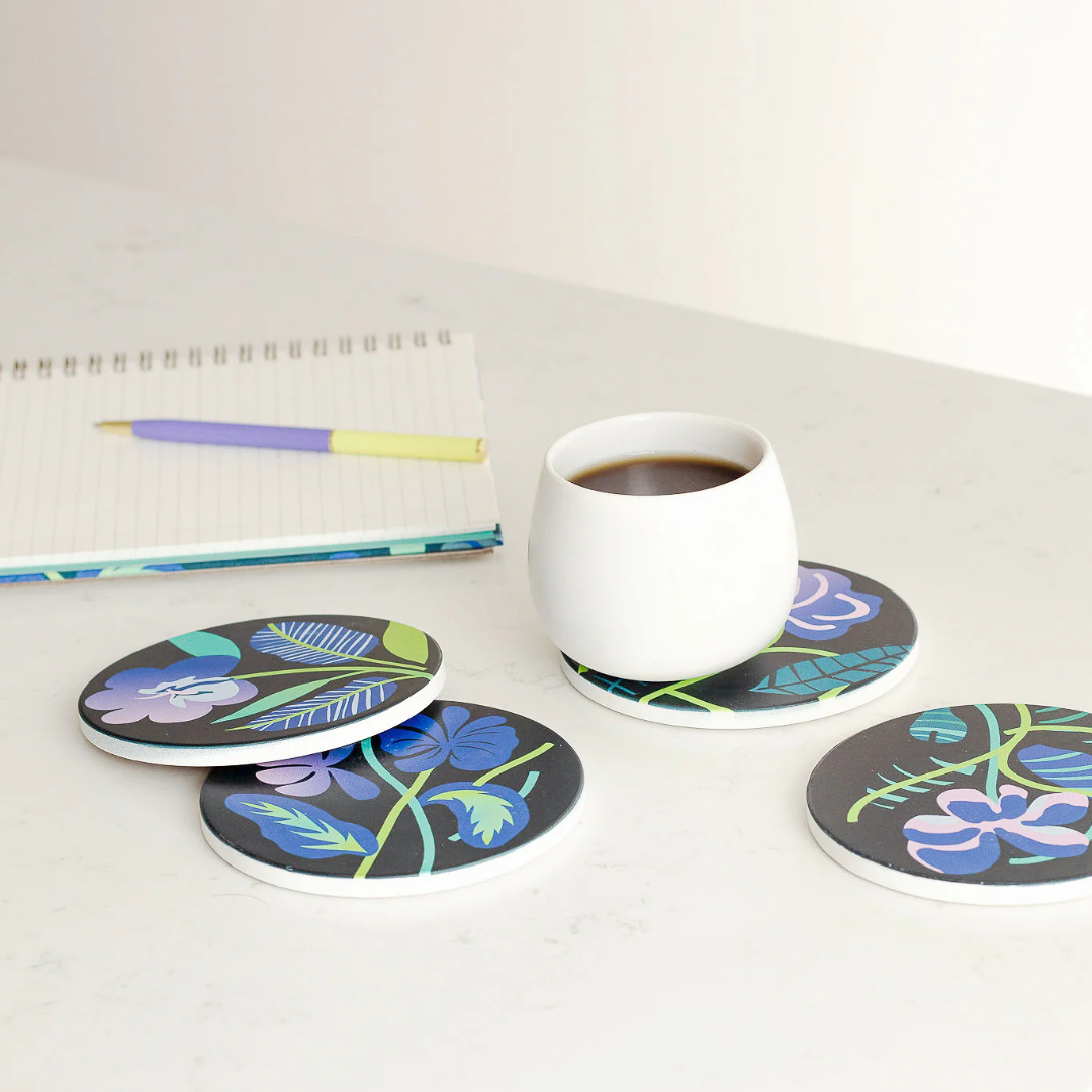 Archipelago Ceramic Coasters Set