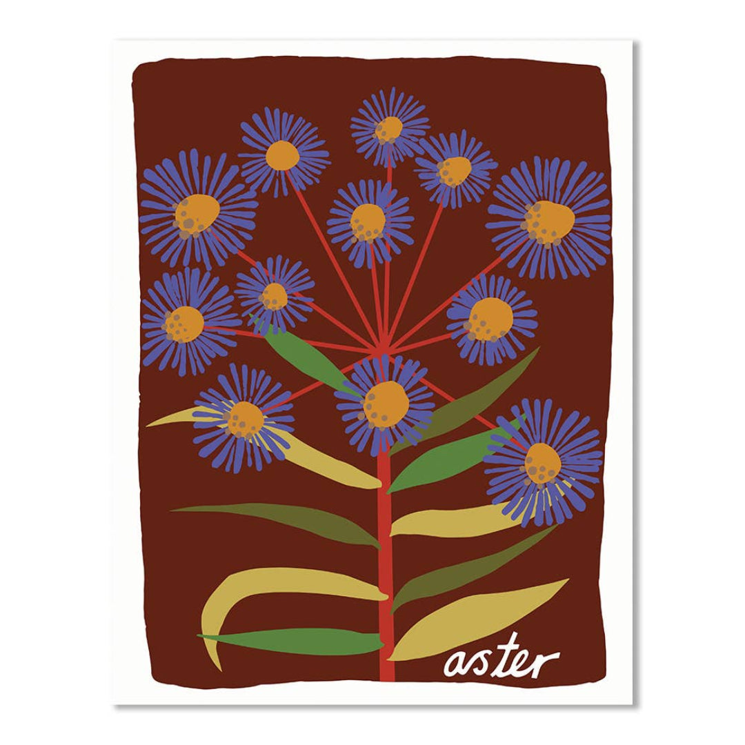 Aster Art Print