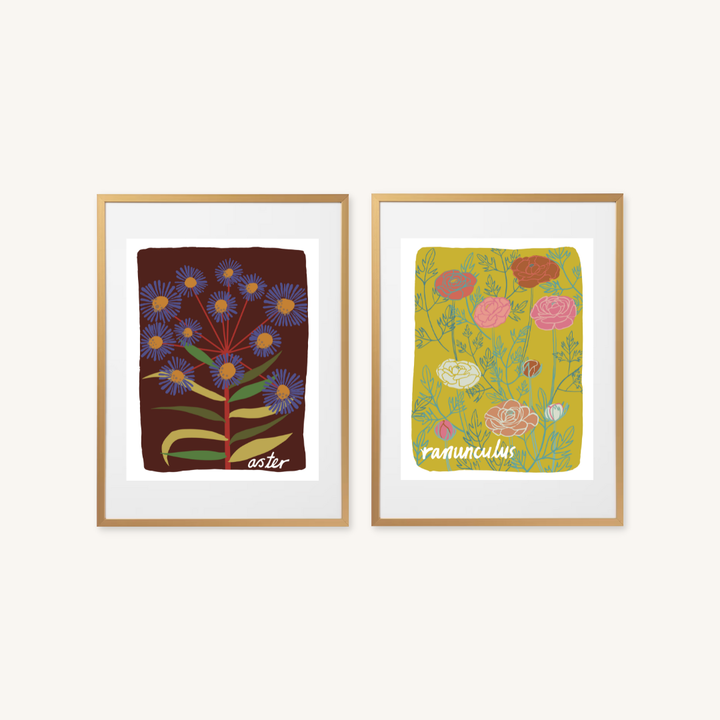 Aster Art Print