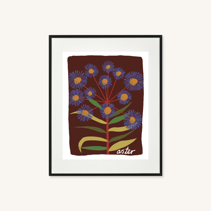 Aster Art Print