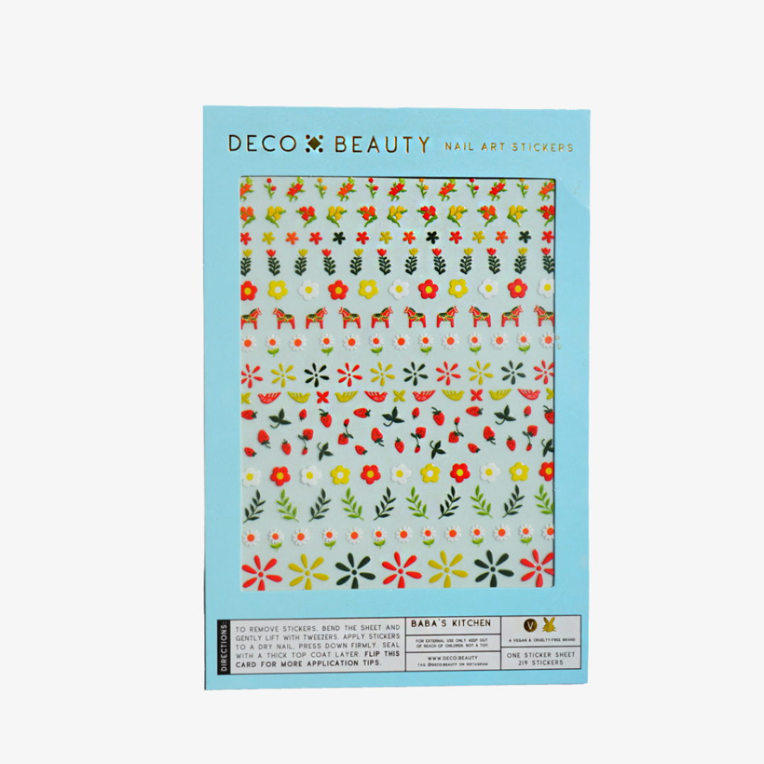 Baba's Kitchen Nail Art Stickers