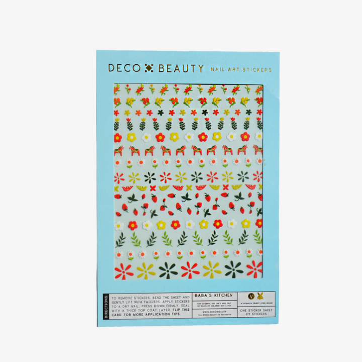 Baba's Kitchen Nail Art Stickers