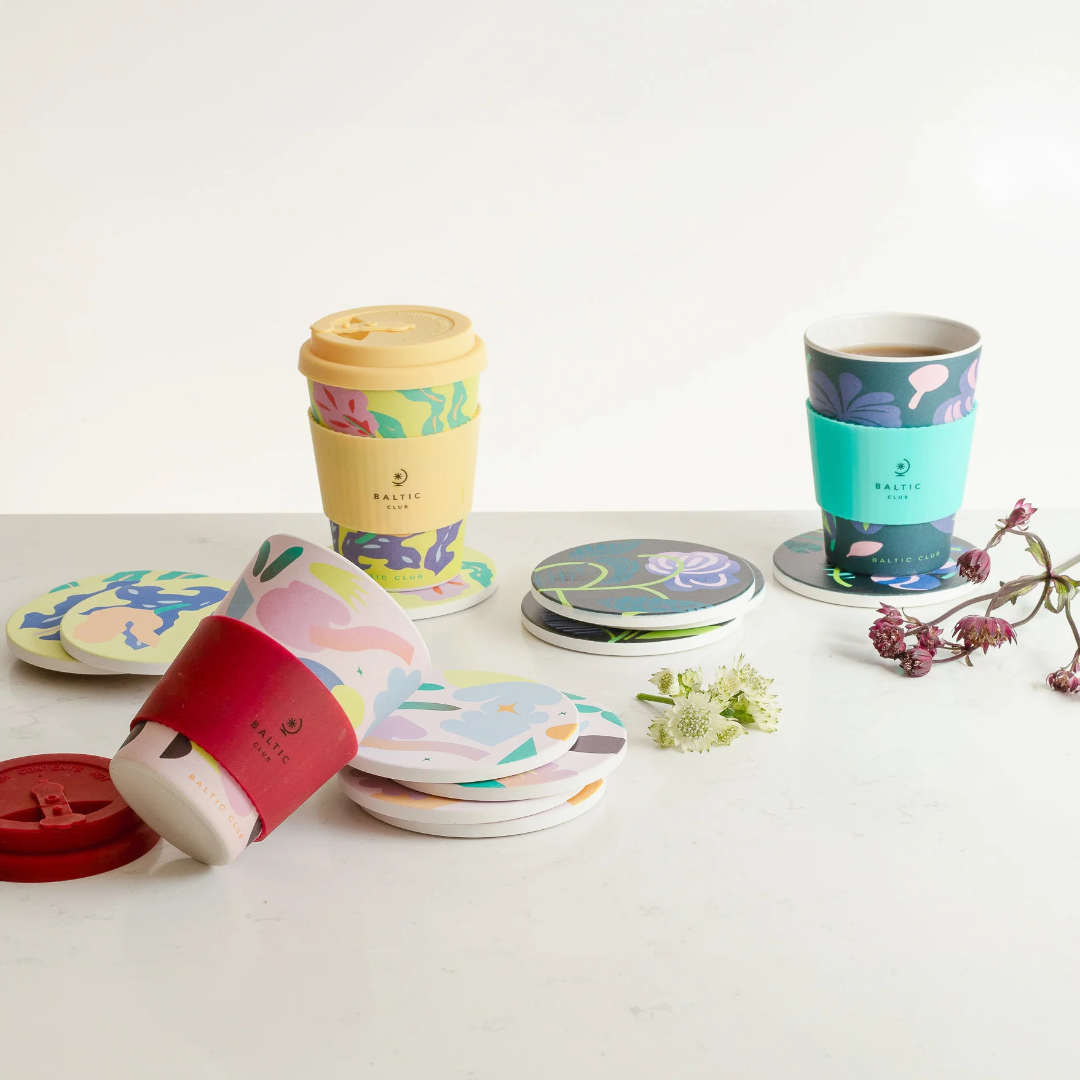 Lagoon Ceramic Coasters Set