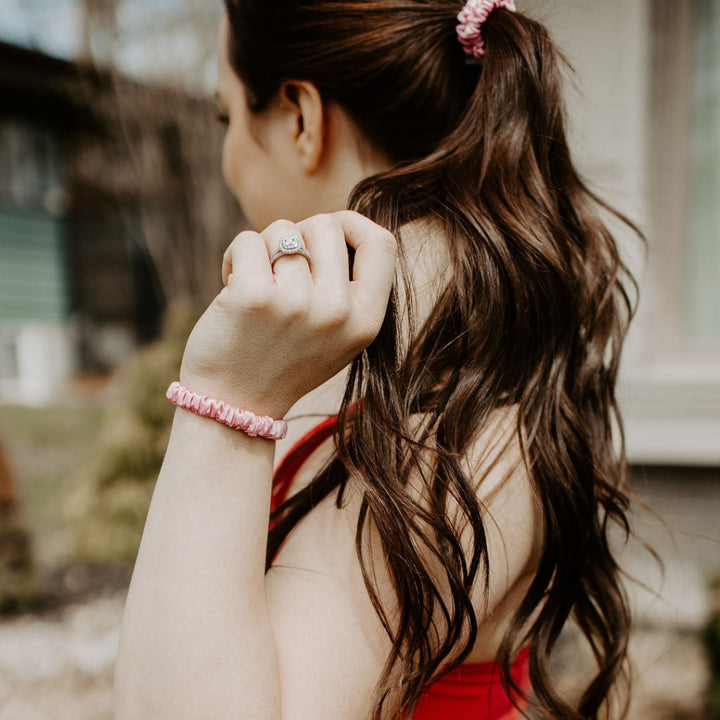 Summer Bright Silk Hair Ties