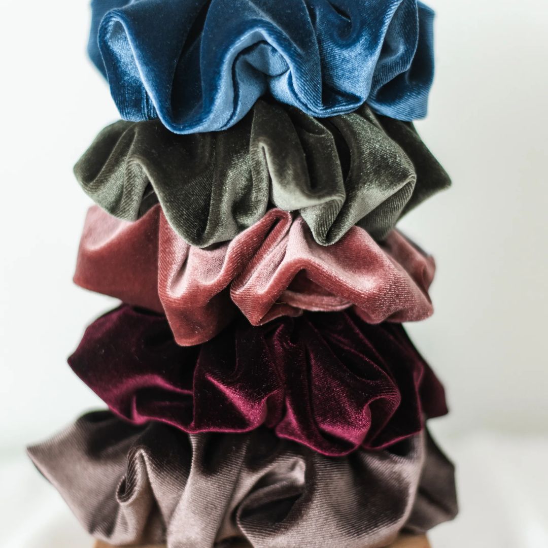 Sugar Plum Velvet Scrunchie