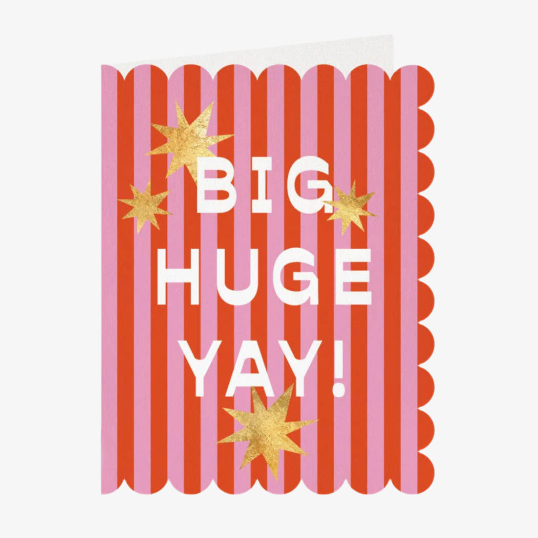 Big Huge Yay Congratulations Card