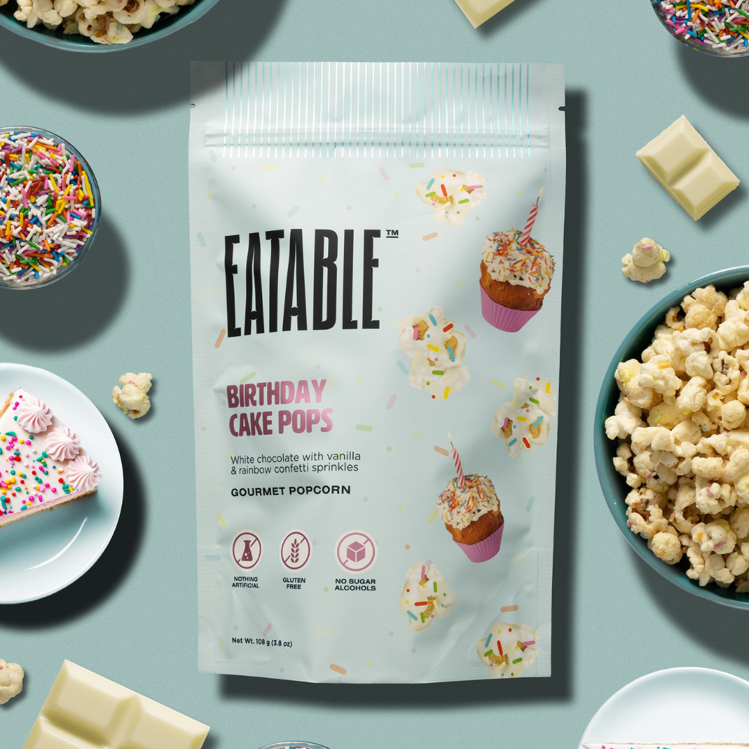 Birthday Cake Pops Gourmet Popcorn