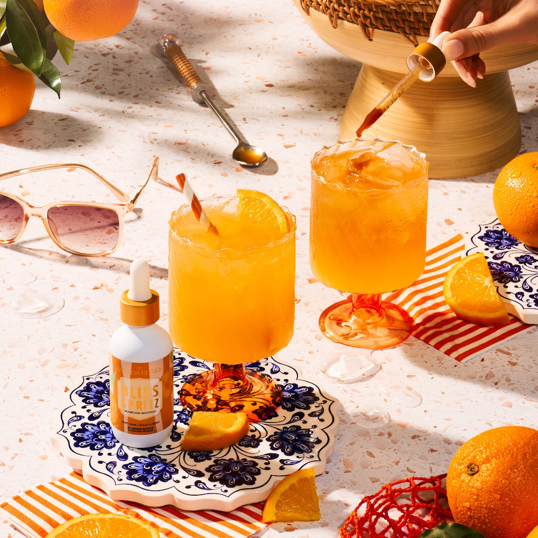 Bliss Spritz Mushroom Mocktail