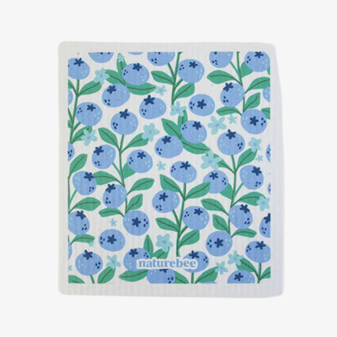 Blueberries Sponge Cloth