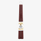 Two brown beeswax candles are standing upright, tied together with a string. The candles have a label that says 
