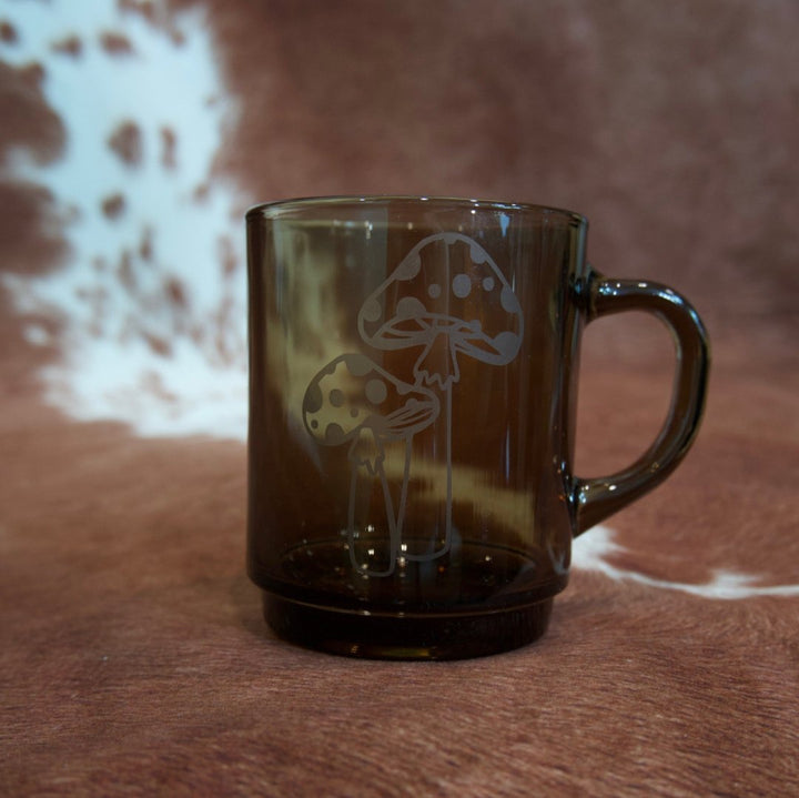Mushroom Glass Mug