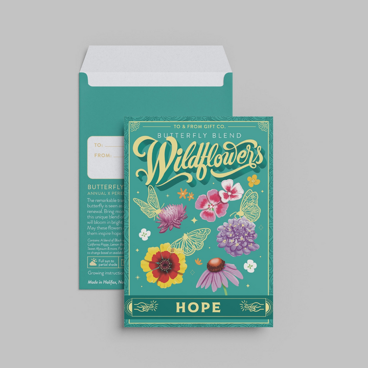 Butterfly Wildflowers (Hope) Seed Packet