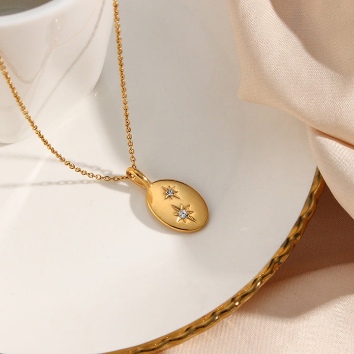 CZ Star Pendant Necklace