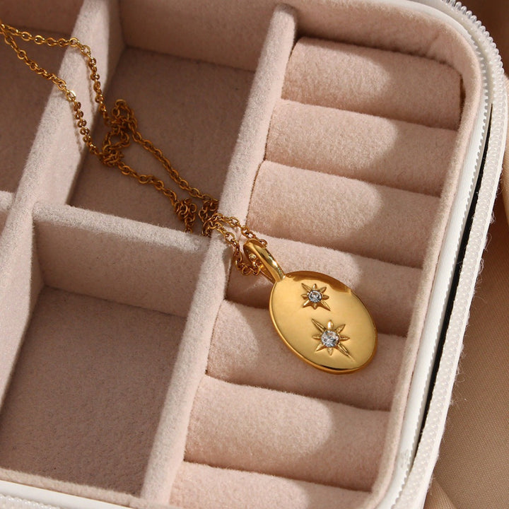 CZ Star Pendant Necklace