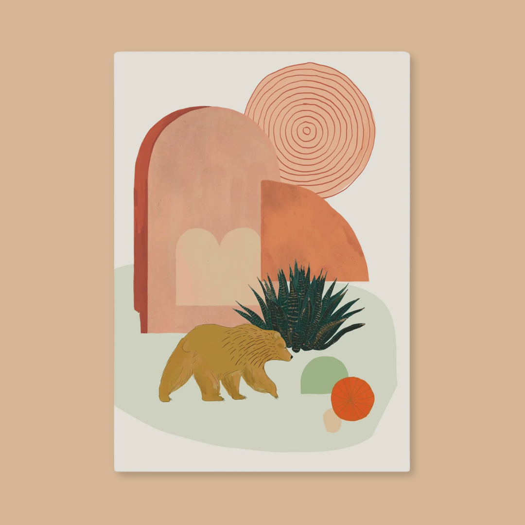 California Desert (Bear) Art Print