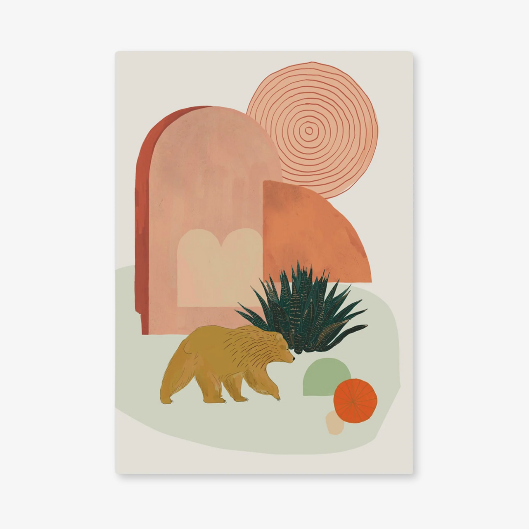 California Desert (Bear) Art Print