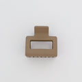 Brown rectangular object on a white background