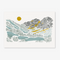 Cascades Mountain Art Print