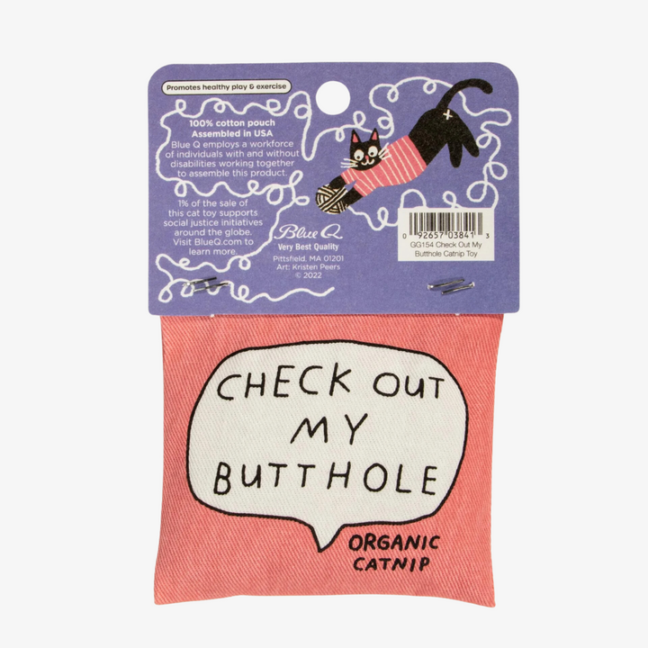 Check Out My Butthole Cat Toy