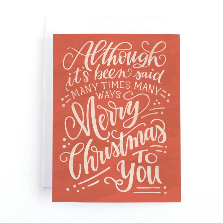 Christmas Carol Holiday Card
