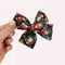 Christmas Floral Hand-Tied Bow