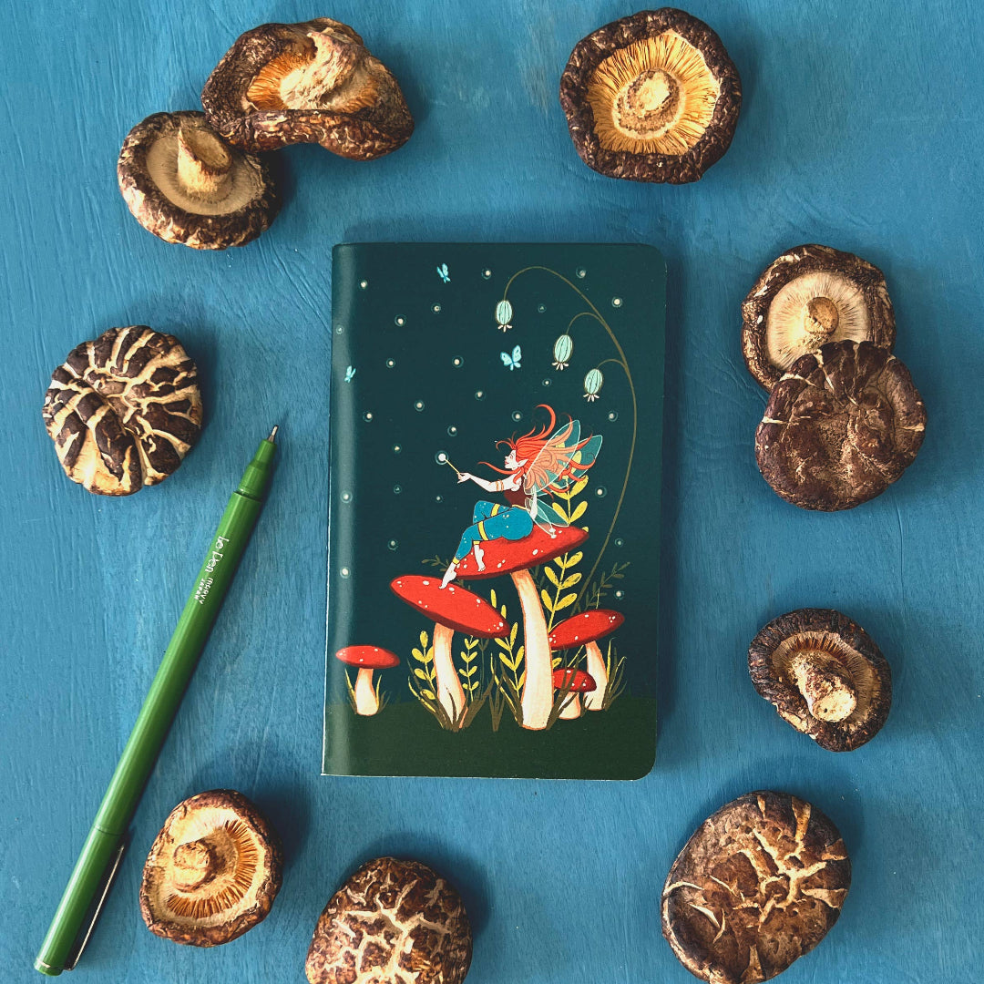 Cottagecore Fairy Pocket Notebook | Carabara Designs – Cheerfully Made ...