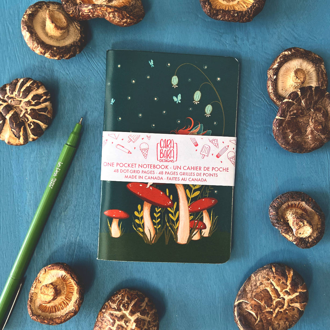 Cottagecore Fairy Pocket Notebook | Carabara Designs – Cheerfully Made ...