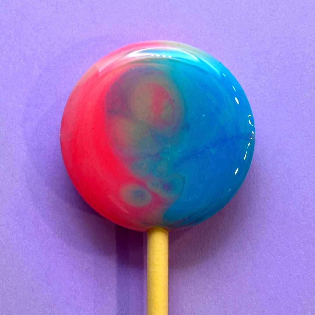 Cotton Candy Lollipop