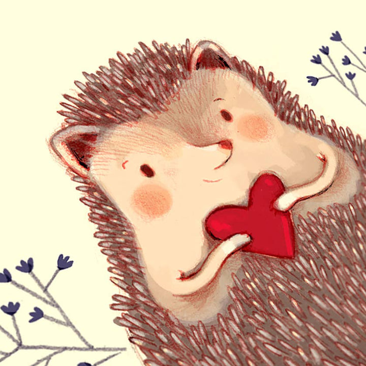 Cute Hedgehog Love Card