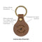 DAD Leather Keychain