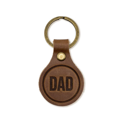 DAD Leather Keychain