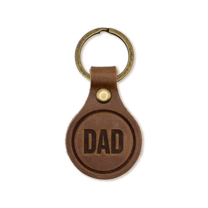 DAD Leather Keychain