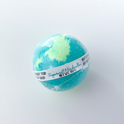 Peppermint Marshmallow Bath Bomb