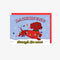 Dachshund Through The Snow Holiday Card