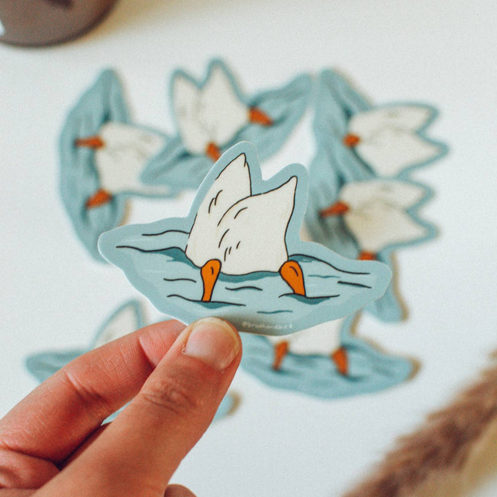 Duck Butt Sticker