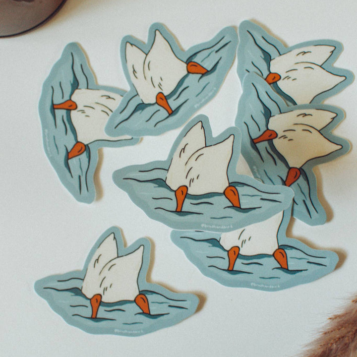 Duck Butt Sticker
