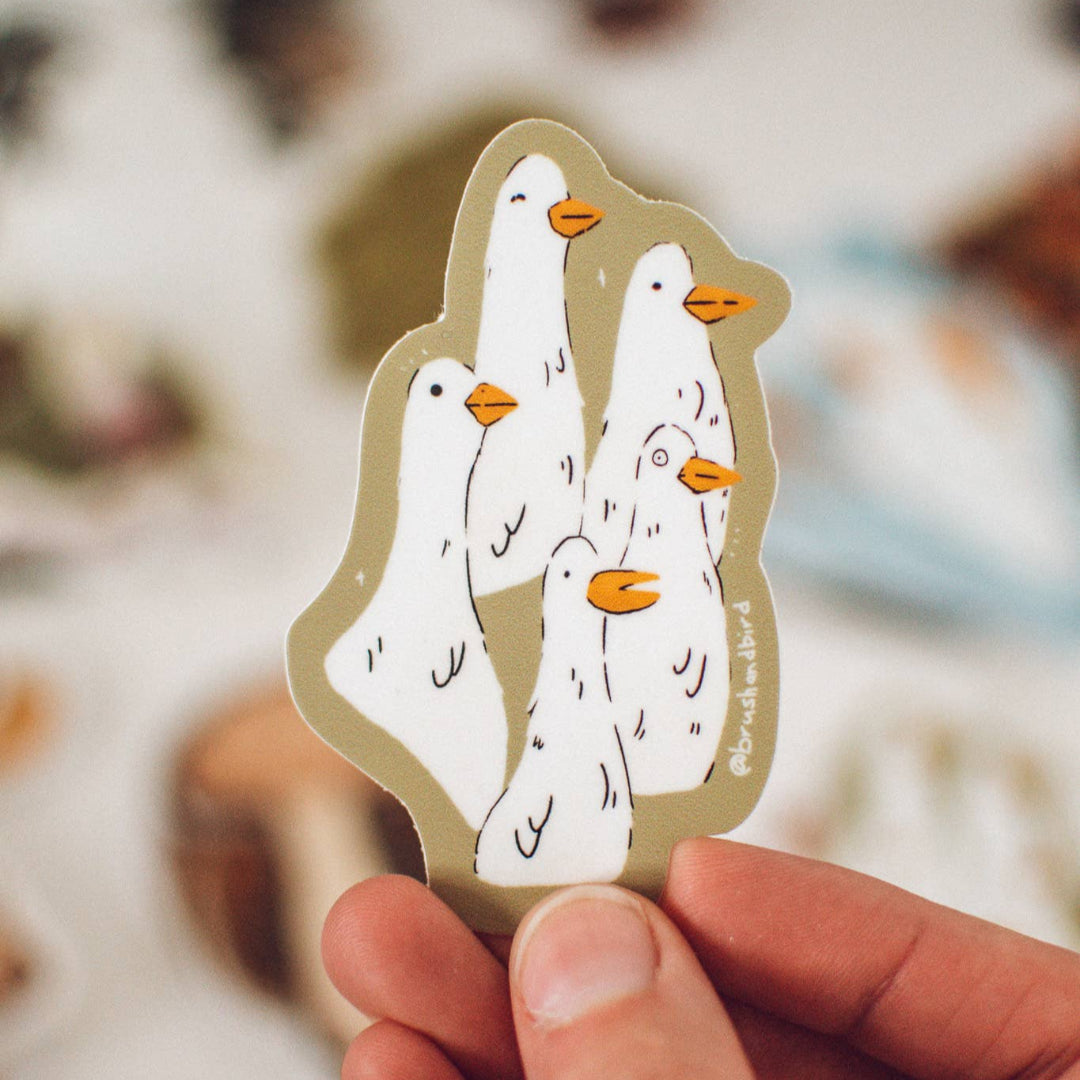 Duck Group Sticker