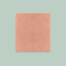 A coral-colored Swedish dishcloth. The dishcloth has a textured surface and is labeled 