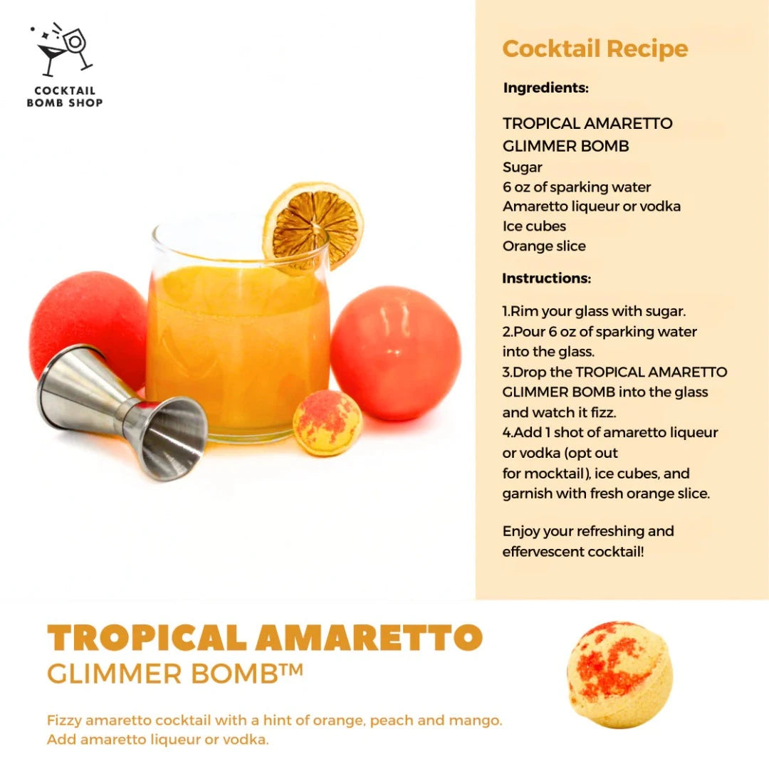 Tropical Amaretto Cocktail Bomb