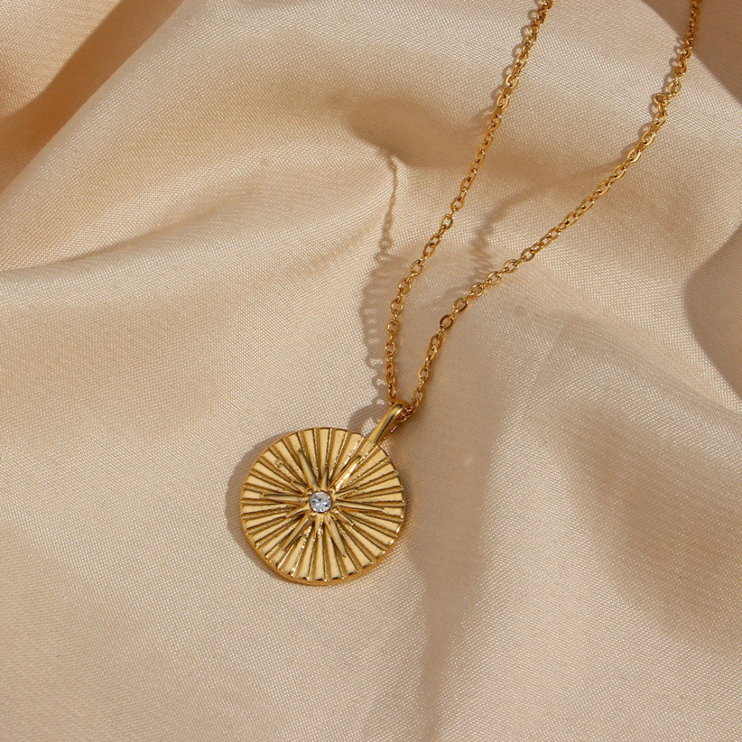 Eight Pointed Star Pendant Necklace