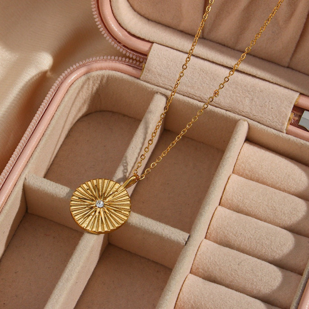 Eight Pointed Star Pendant Necklace