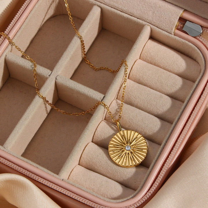 Eight Pointed Star Pendant Necklace